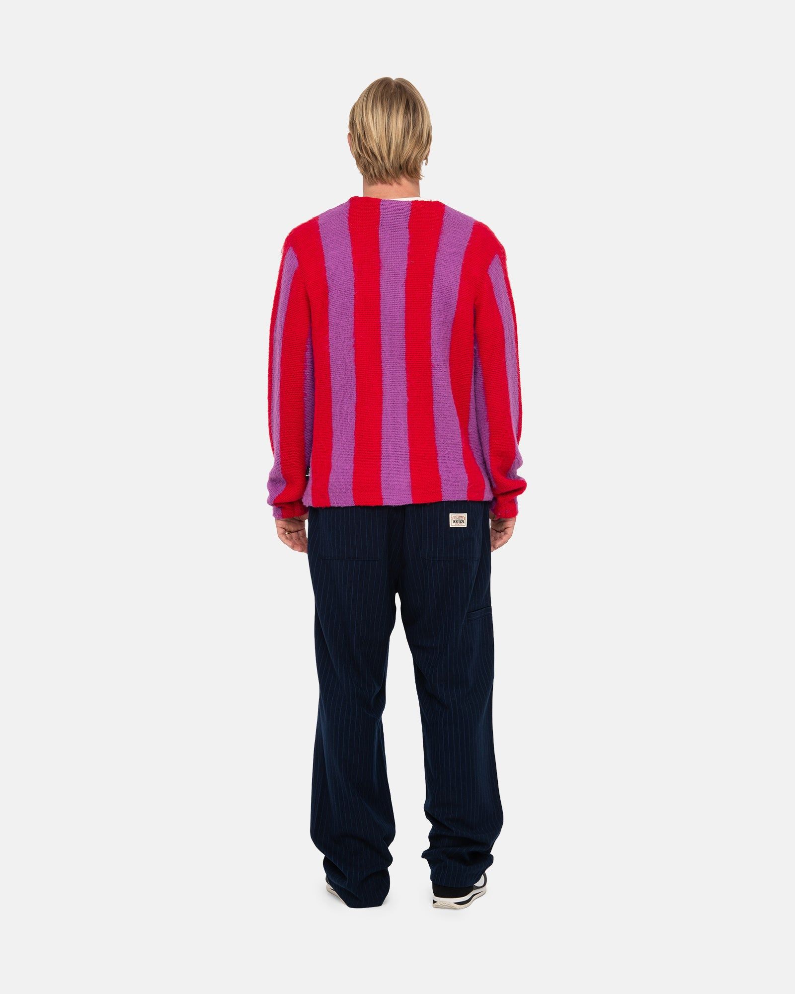 STRIPE BRUSHED CARDIGAN sold by Stussy product image thumbnail 7
