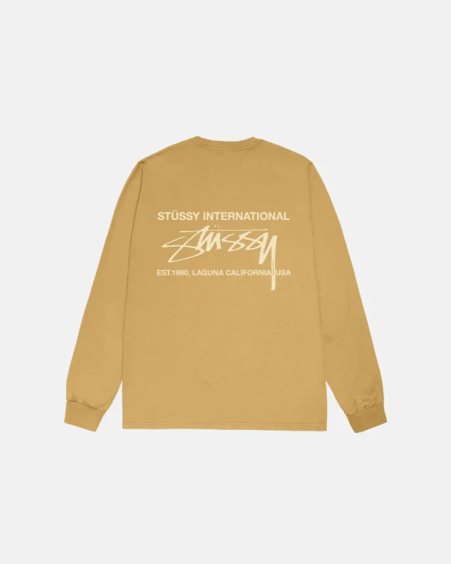 SMOOTH INTERNATIONAL LS TEE sold by Stussy