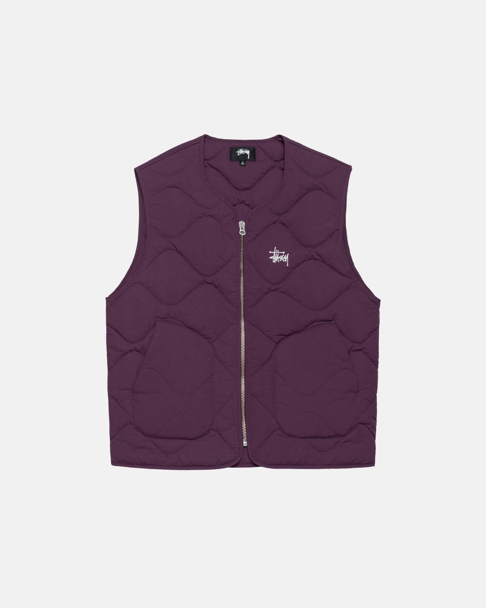 RECYCLED NYLON LINER VEST sold by Stussy