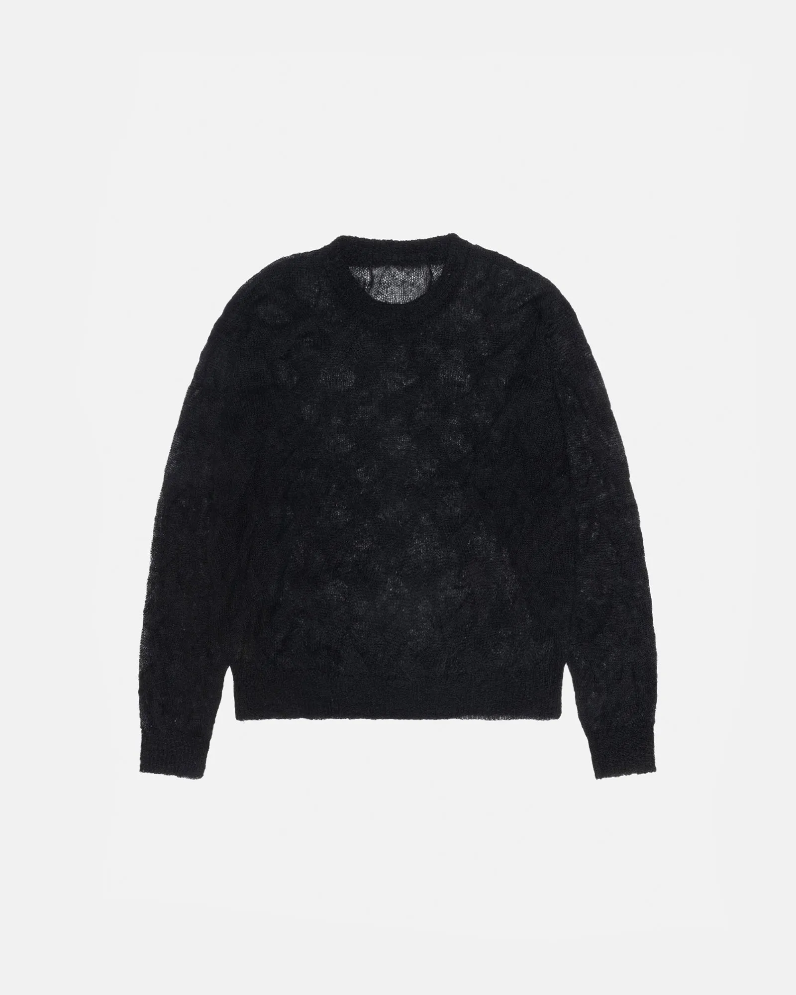 LOOSE KNIT CROSS CABLE SWEATER sold by Stussy