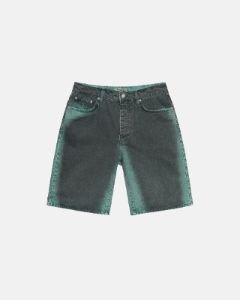 パンツ STUSSY SPRAY DYE BIG OL' SHORTS W34 Stussy Spray Dye Big Ol' Shorts BlackStussy Spray Dye Big Ol