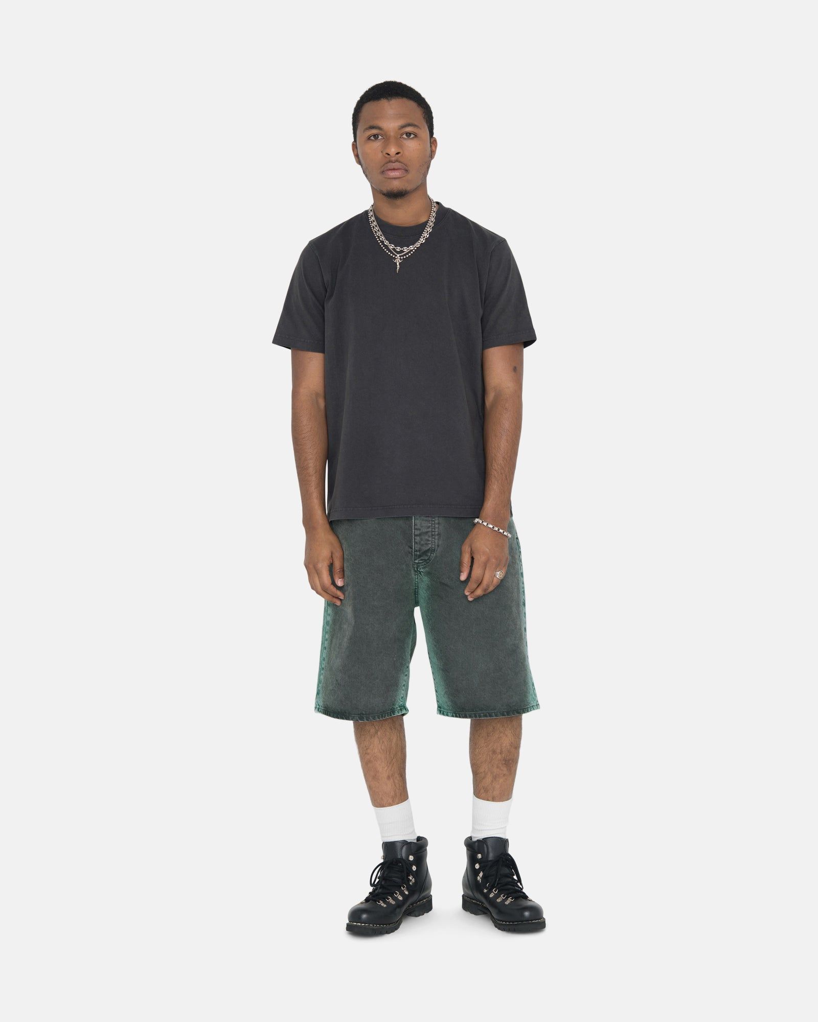 【完売品】 SPRAY DYE BIG OL' SHORTS 28 Stussy Spray Dye Denim Big Ol' Shorts Jorts Faded Pink