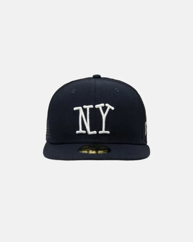 NEW ERA 59FIFTY NY MESH BACK made by Stussy