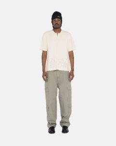 PERFORATED SWIRL KNIT SHIRT sold by Stussy