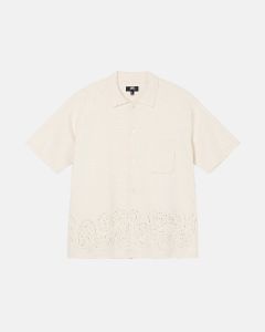 PERFORATED SWIRL KNIT SHIRT sold by Stussy
