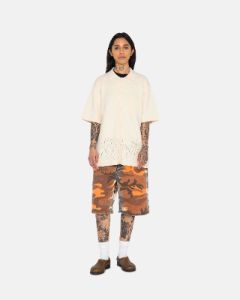 PERFORATED SWIRL KNIT SHIRT sold by Stussy