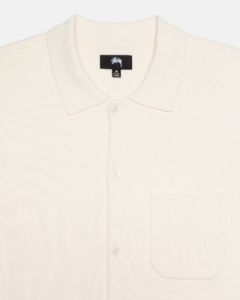 PERFORATED SWIRL KNIT SHIRT sold by Stussy
