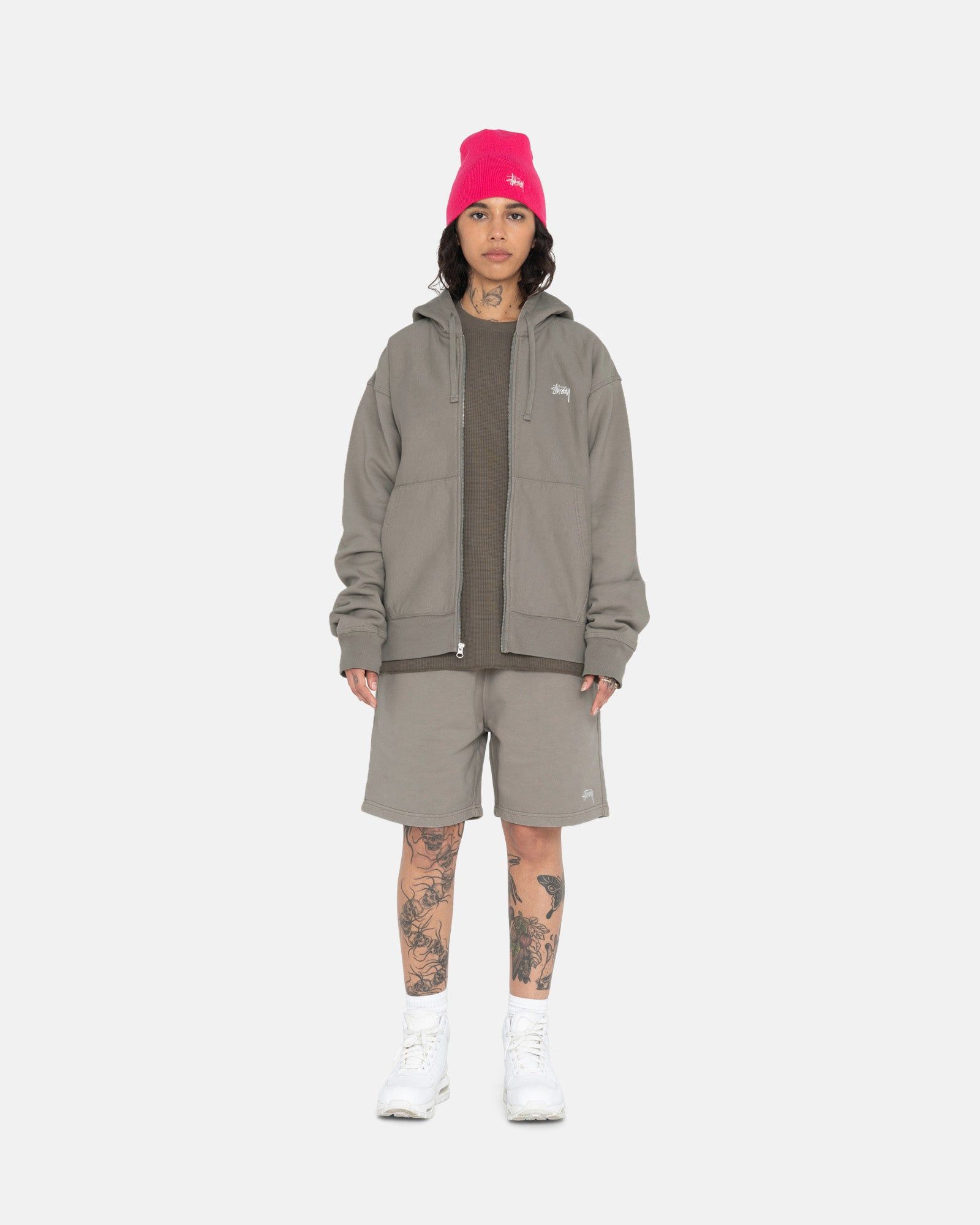 OVERDYED STOCK LOGO SWEATSHORT sold by Stussy product image thumbnail 7
