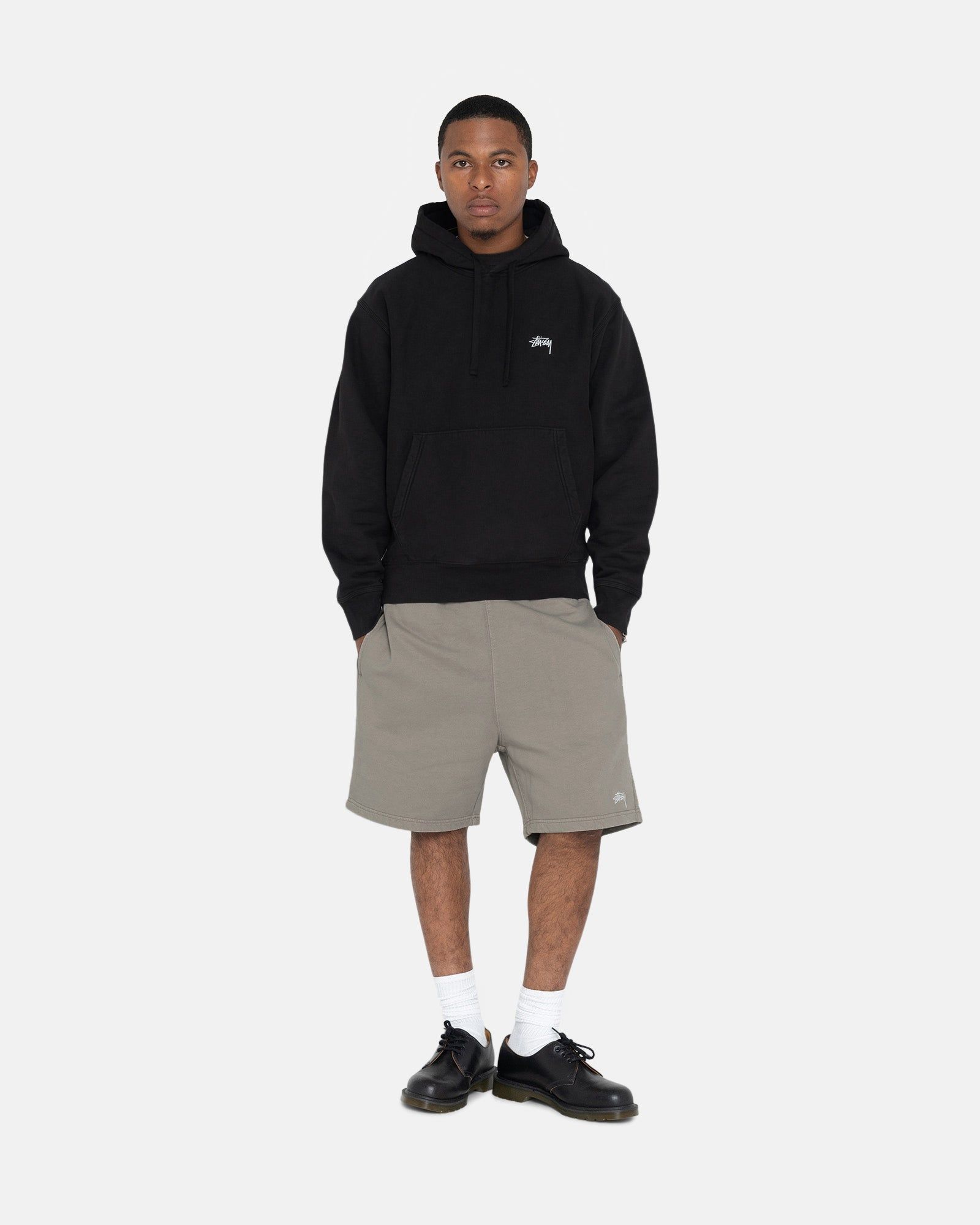 OVERDYED STOCK LOGO SWEATSHORT sold by Stussy product image thumbnail 5
