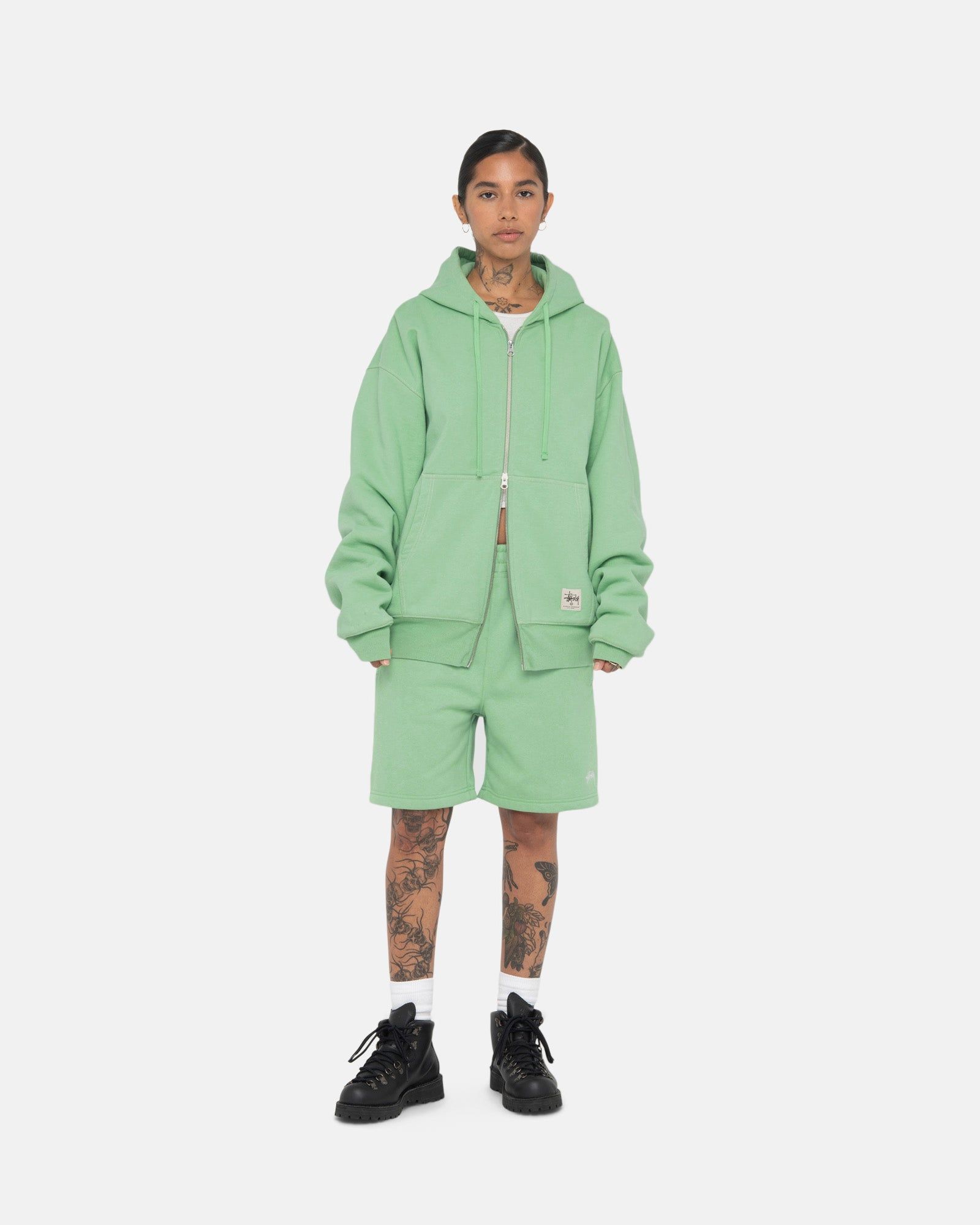 DOUBLE FACE LABEL ZIP HOODIE sold by Stussy product image thumbnail 8