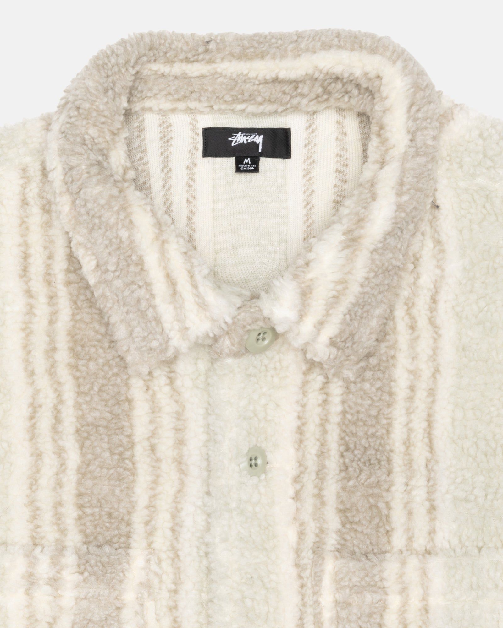 STRIPED SHERPA SHIRT sold by Stussy product image thumbnail 3