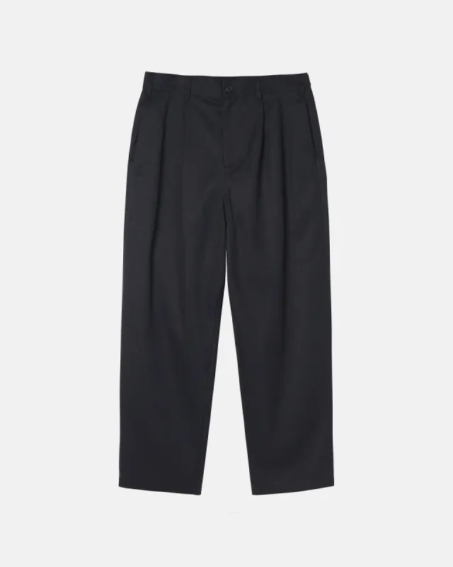 TWILL VOLUME PLEATED TROUSER | Parallel