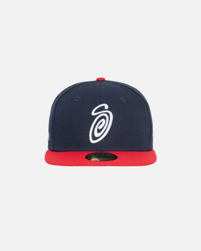 NEW ERA 59FIFTY CURLY S sold by Stussy