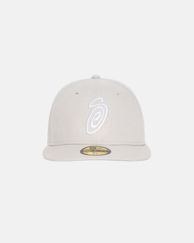 NEW ERA 59FIFTY CURLY S made by Stussy