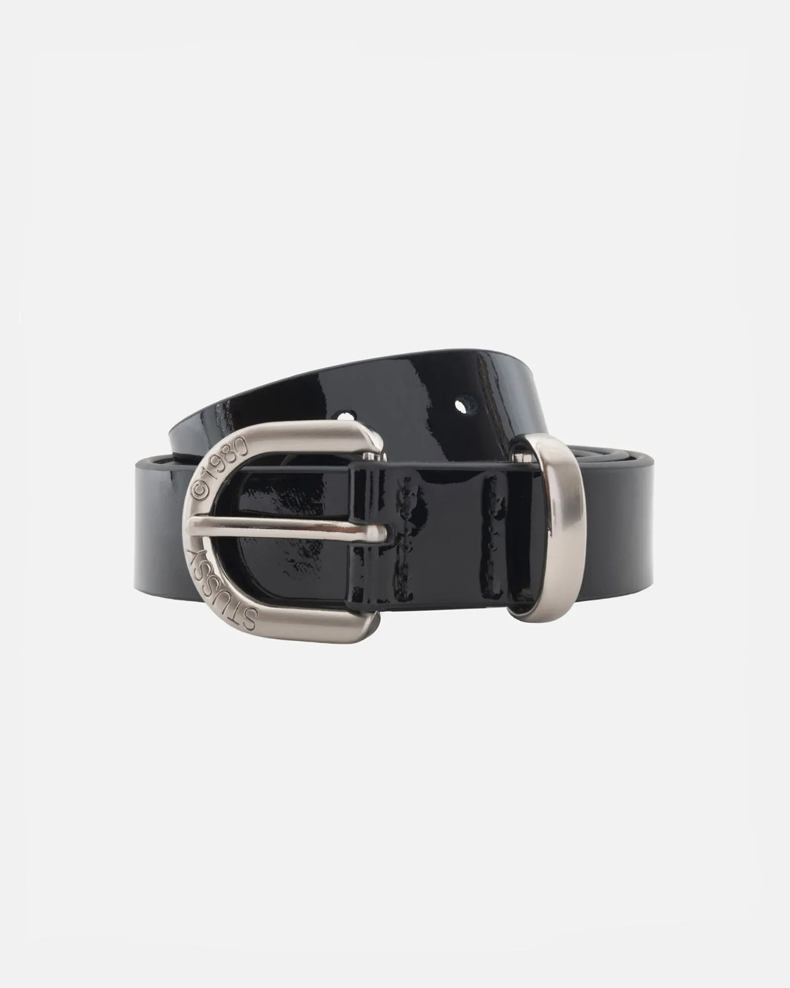 PATENT LEATHER BELT sold by Stussy