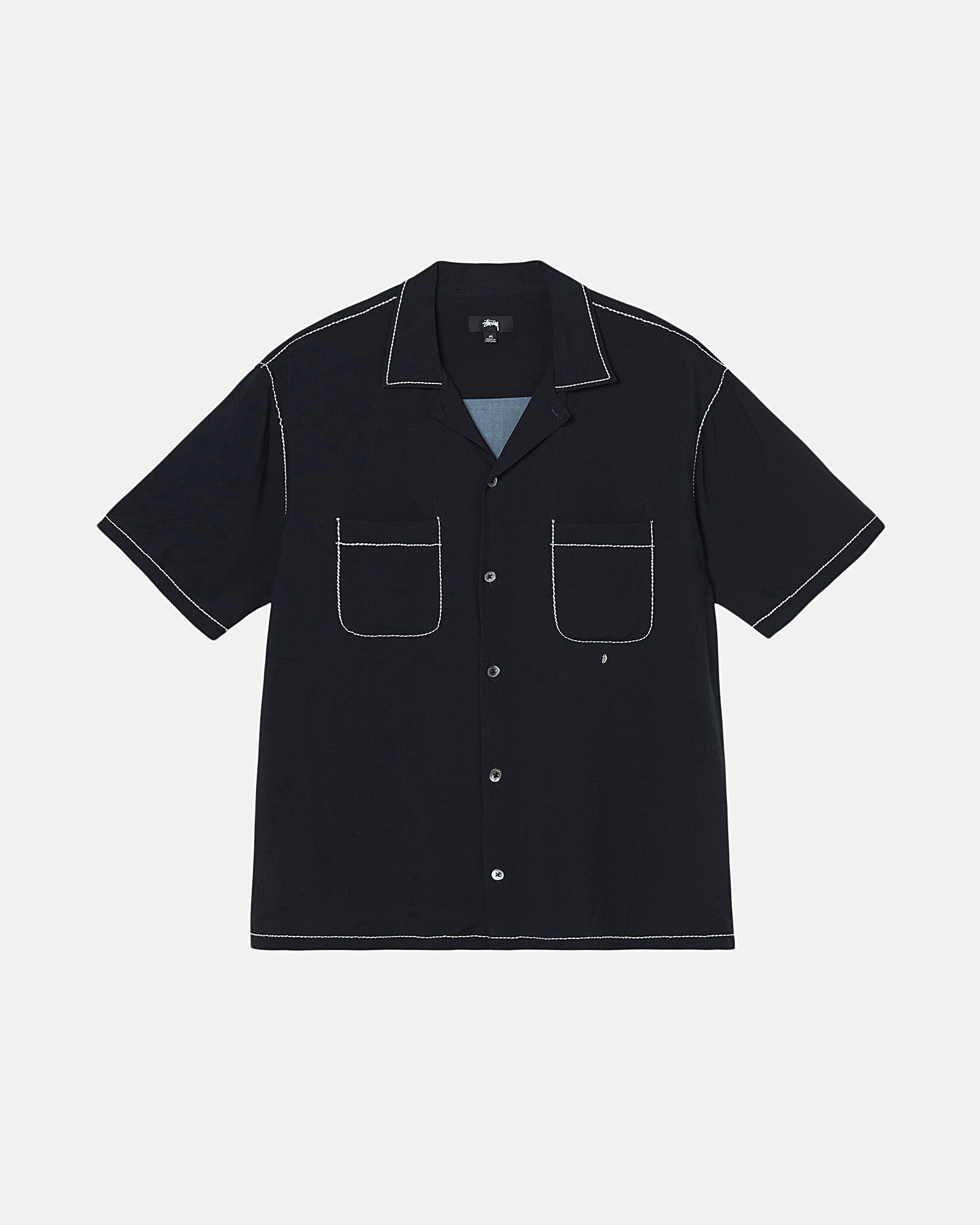CONTRAST PICK STITCHED SHIRT sold by Stussy