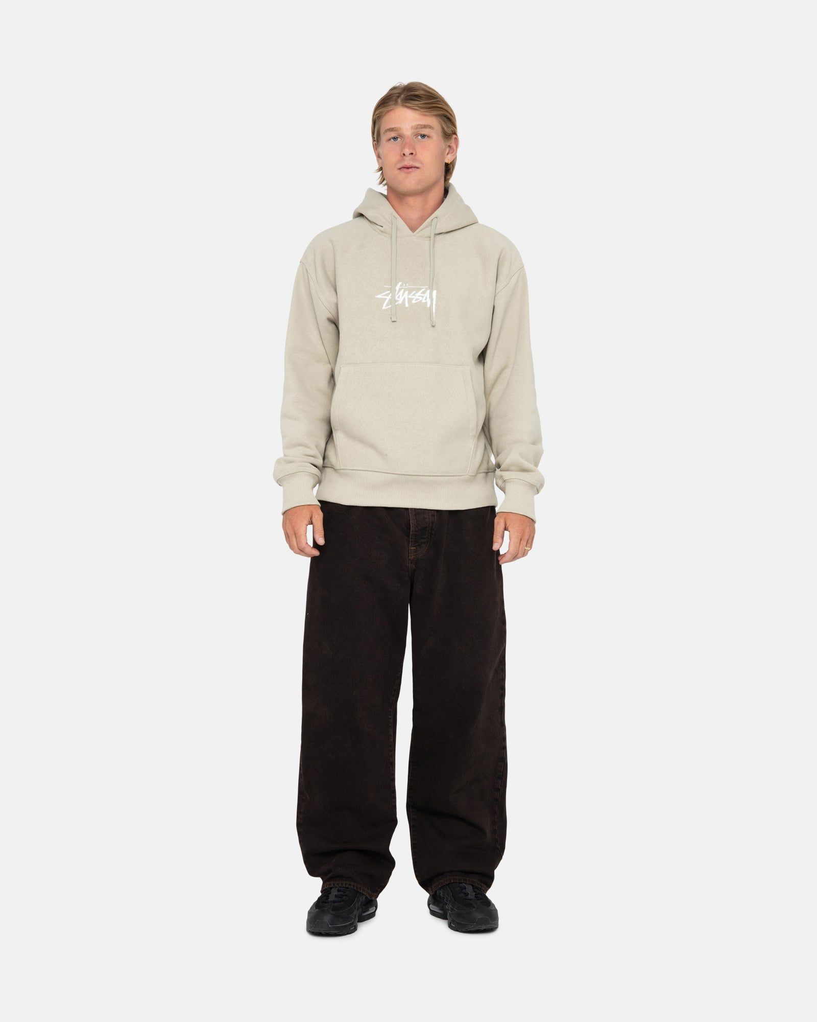 STOCK LOGO APPLIQUE HOODIE sold by Stussy product image thumbnail 4