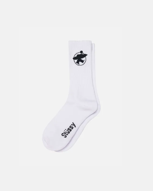 SURFMAN CREW SOCKS sold by Stussy