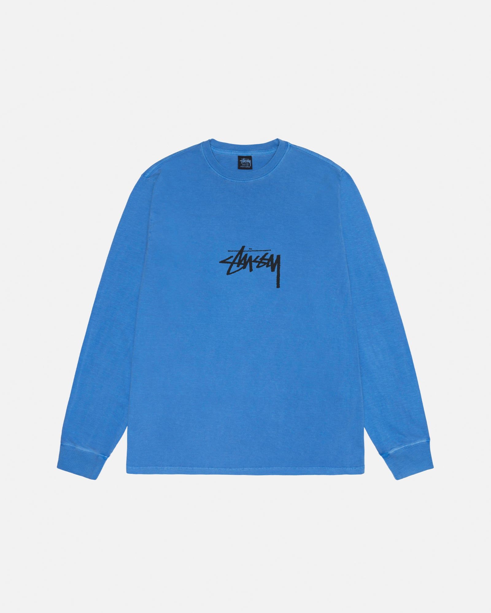 SMALL STOCK LS TEE PIGMENT DYED sold by Stussy