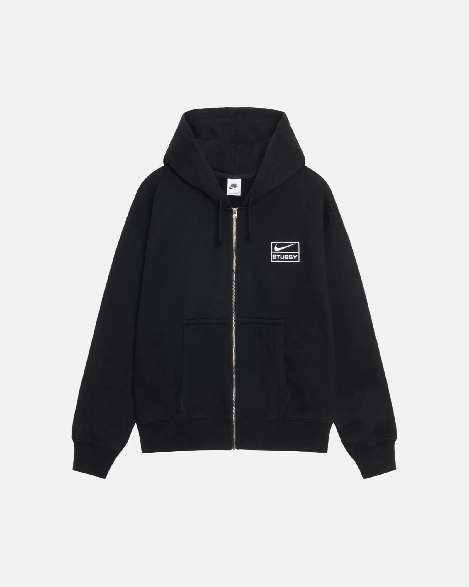 STÜSSY & NIKE STONE WASHED FLEECE ZIP HOODIE sold by Stussy