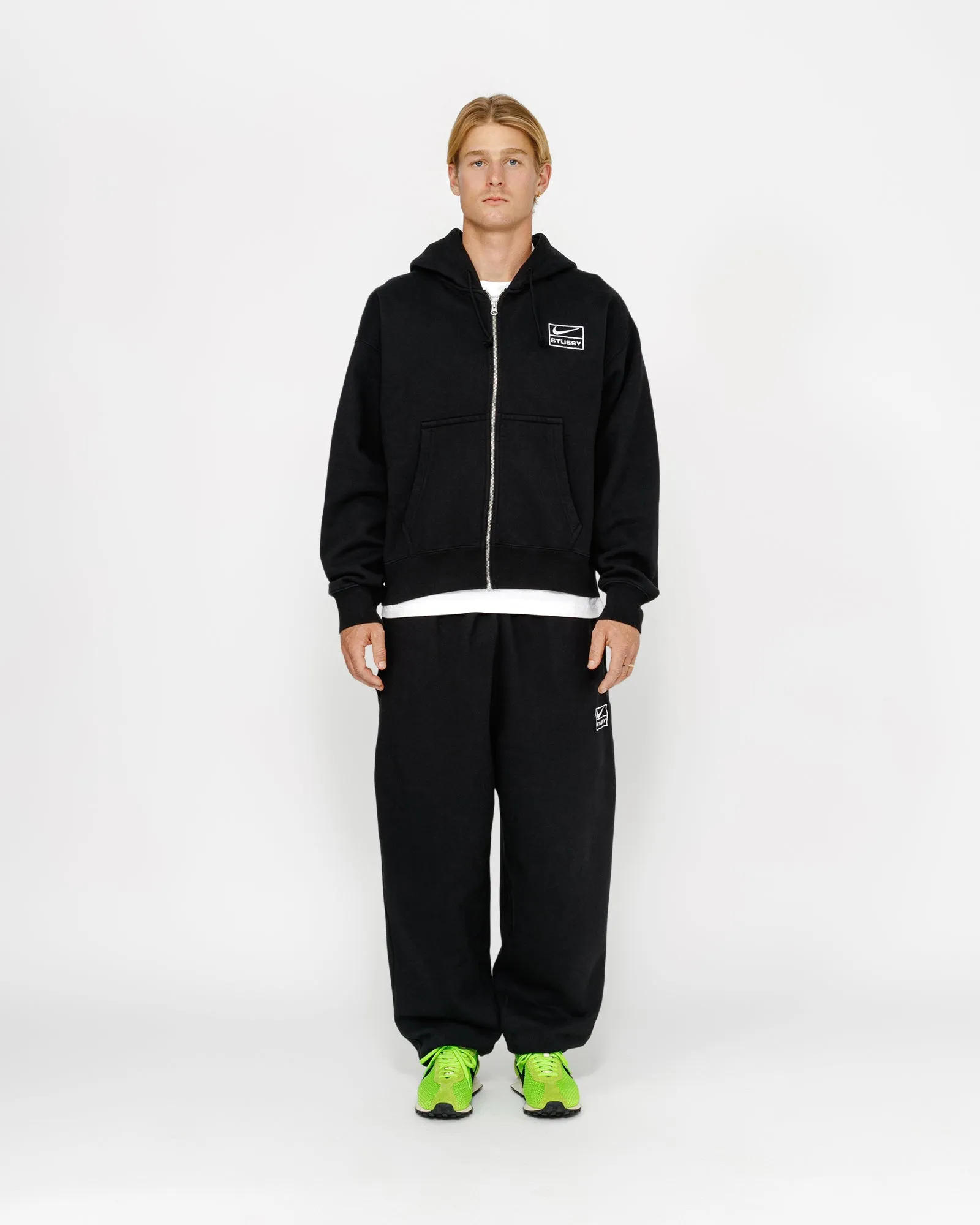 STÜSSY & NIKE STONE WASHED FLEECE ZIP HOODIE sold by Stussy product image thumbnail 4