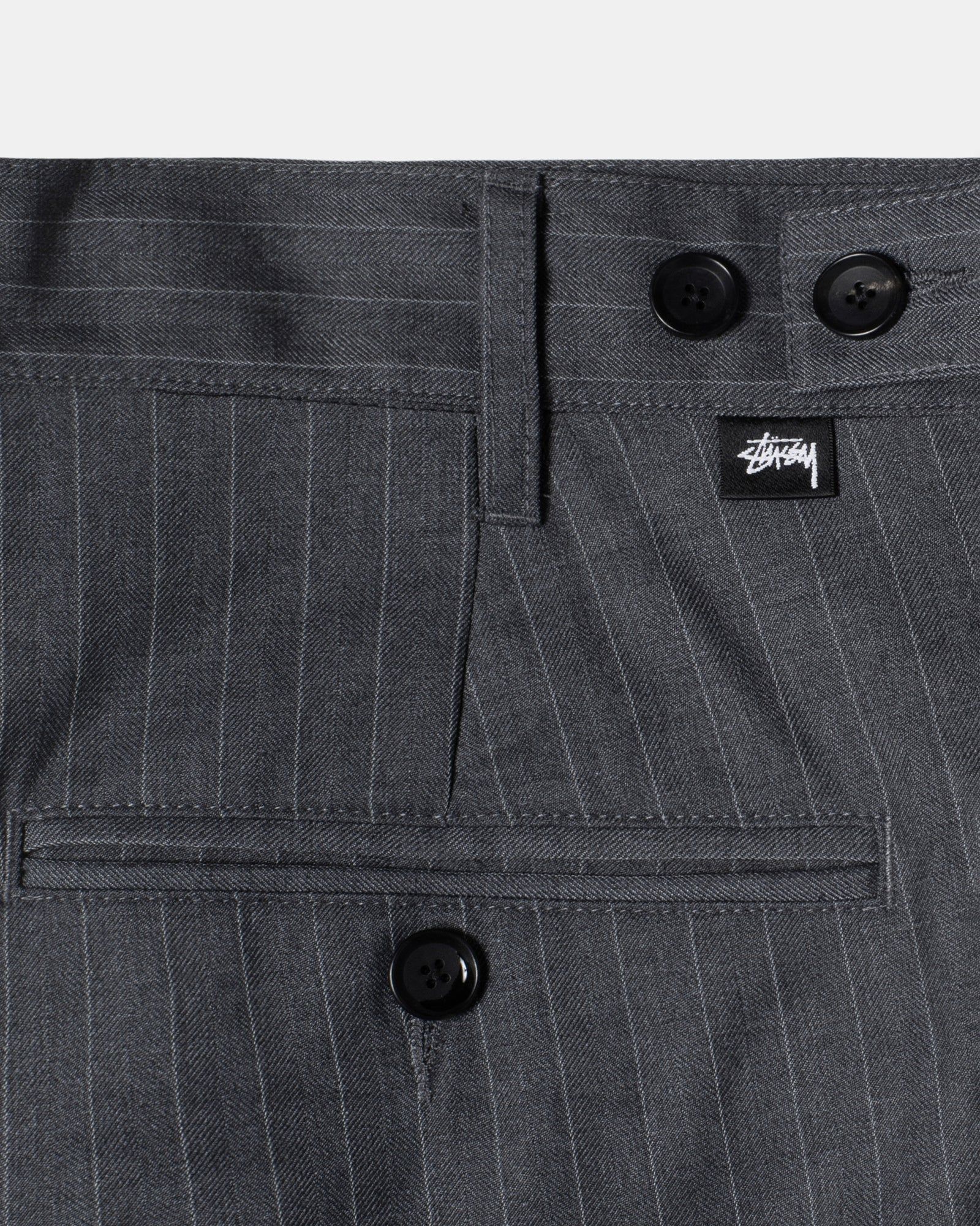 STRIPE VOLUME PLEATED TROUSER sold by Stussy product image thumbnail 4