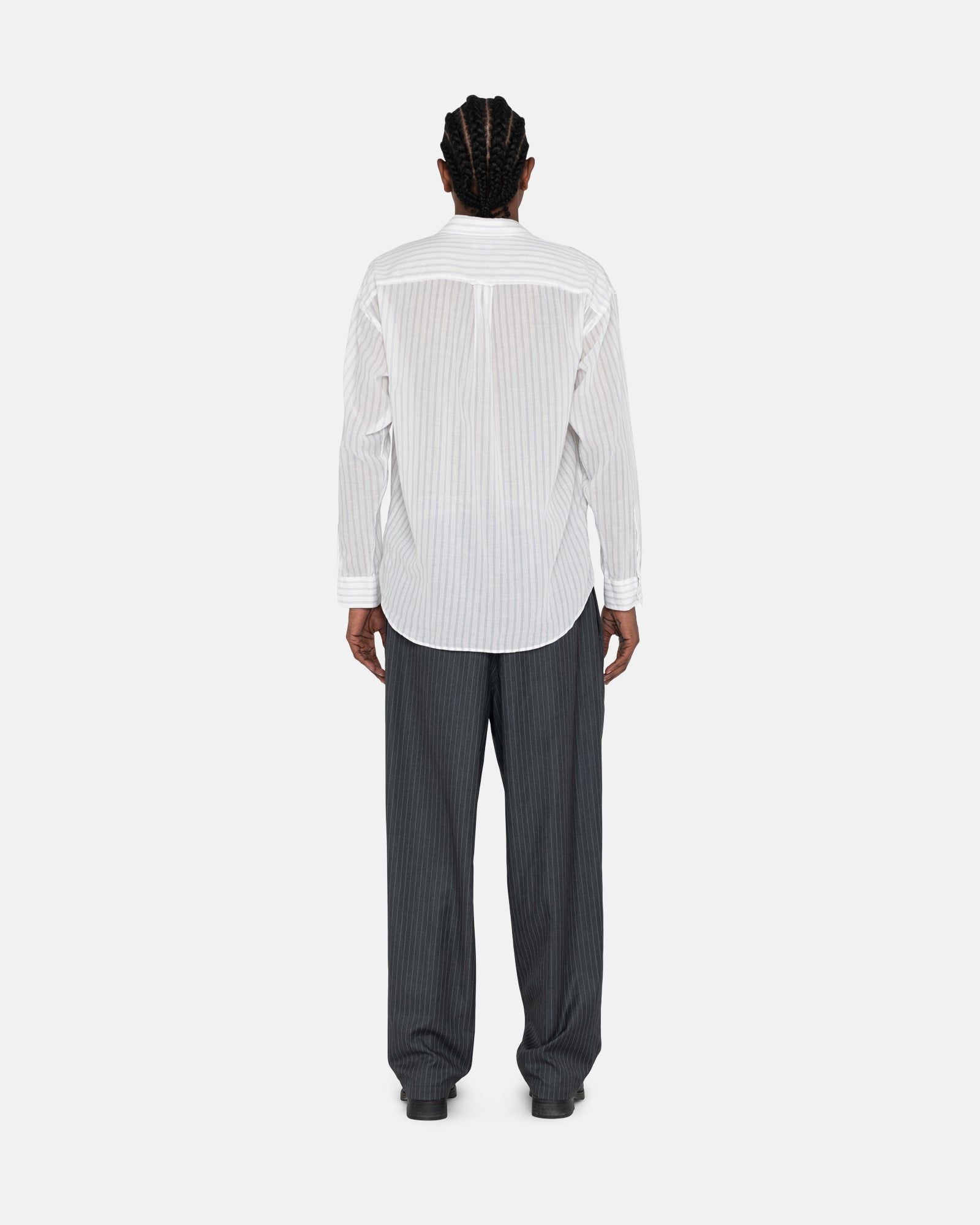 STRIPE VOLUME PLEATED TROUSER sold by Stussy product image thumbnail 6