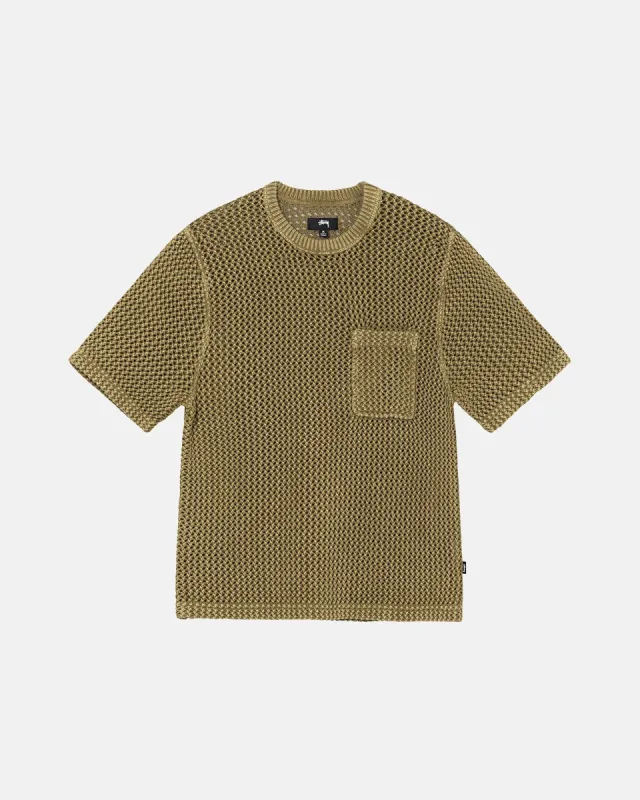 O'DYED MESH CREW sold by Stussy