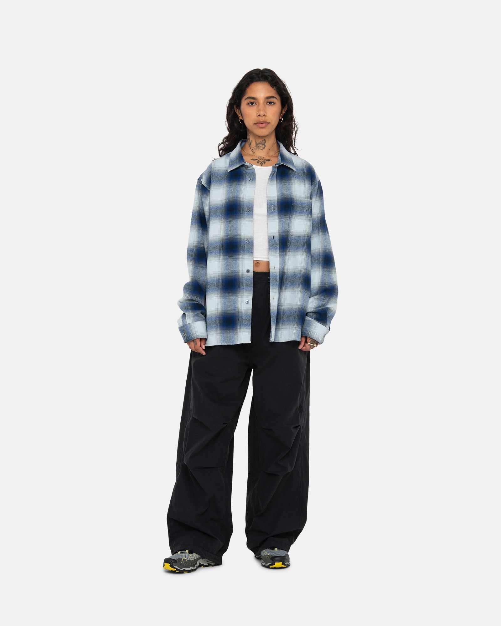 BAY PLAID SHIRT sold by Stussy product image thumbnail 8