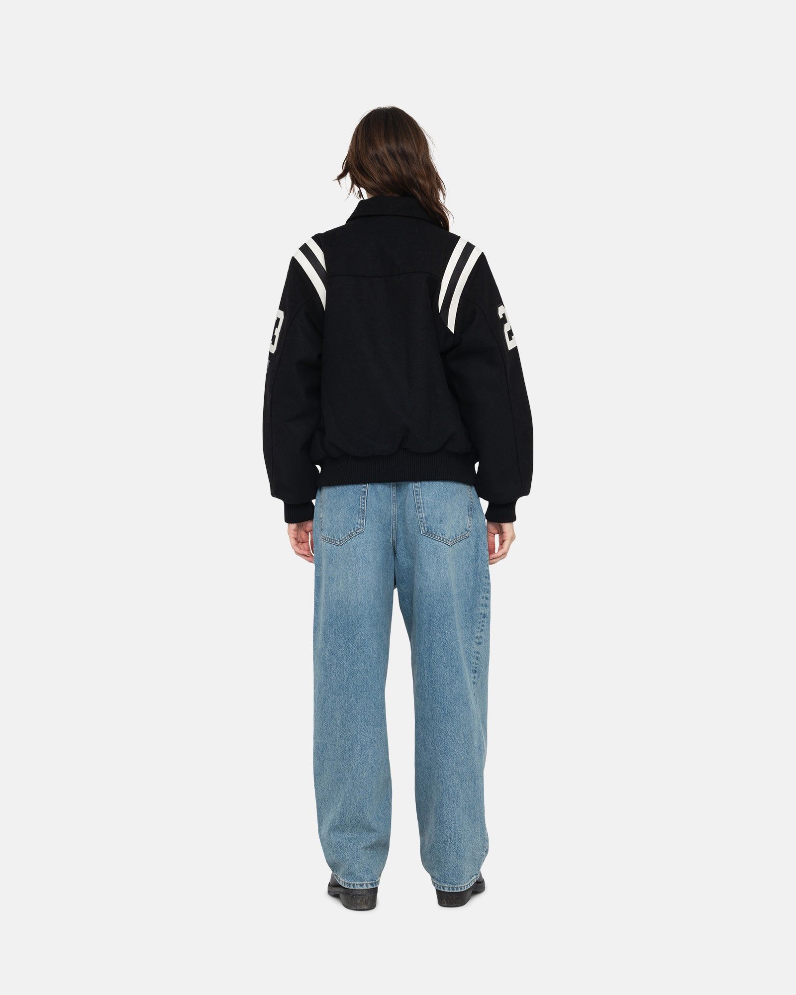 80 WOOL VARSITY JACKET sold by Stussy product image thumbnail 12