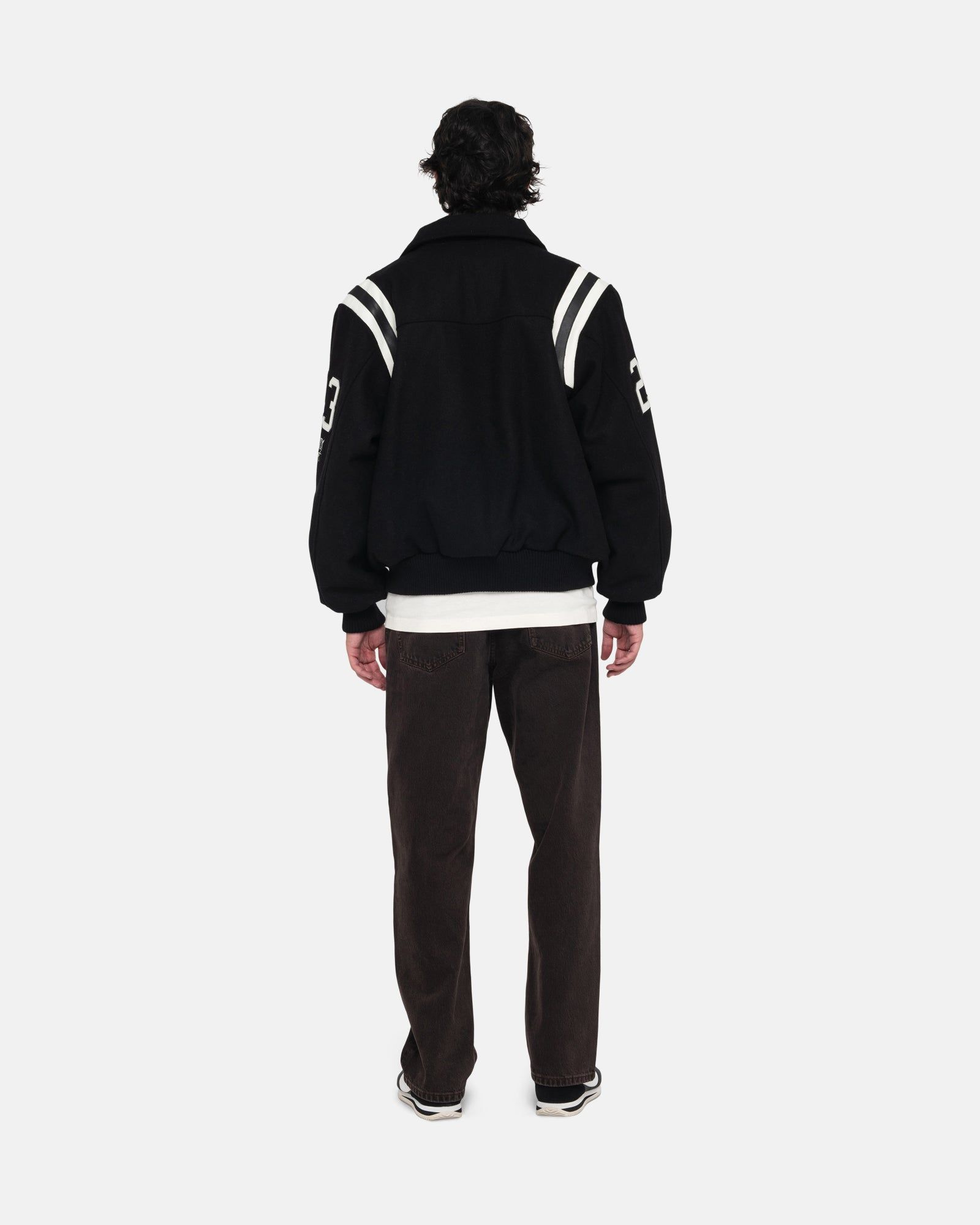80 WOOL VARSITY JACKET sold by Stussy product image thumbnail 9