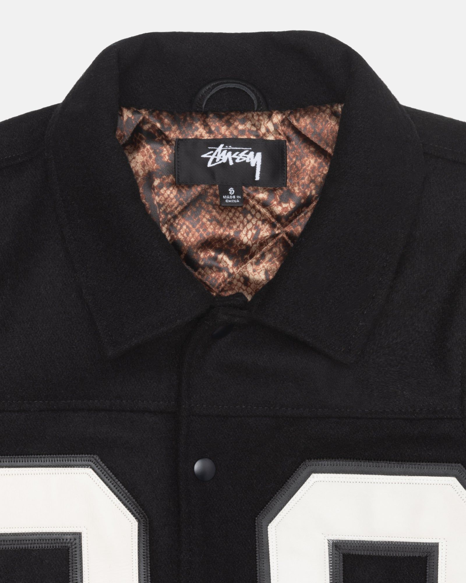 80 WOOL VARSITY JACKET sold by Stussy product image thumbnail 3