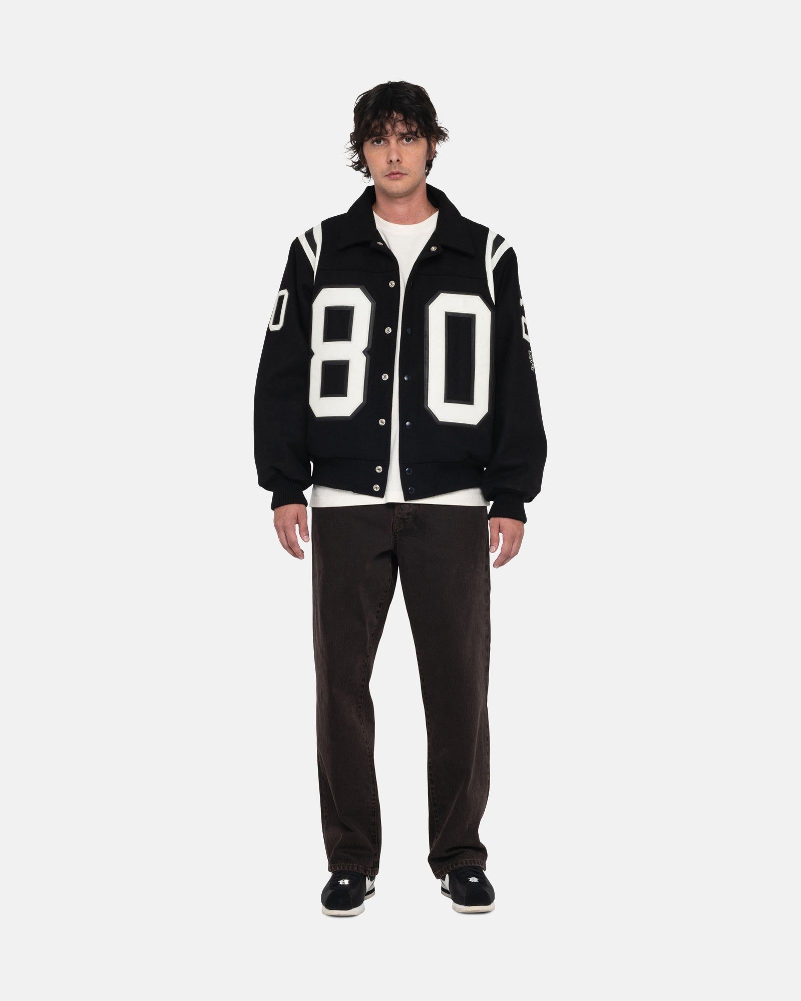 80 WOOL VARSITY JACKET sold by Stussy product image thumbnail 7