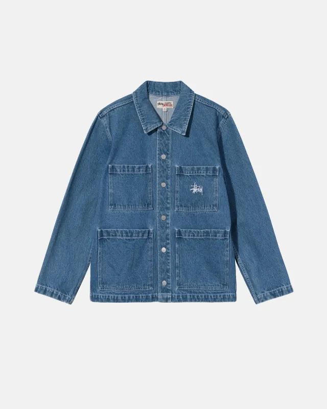 DENIM CHORE JACKET sold by Stussy