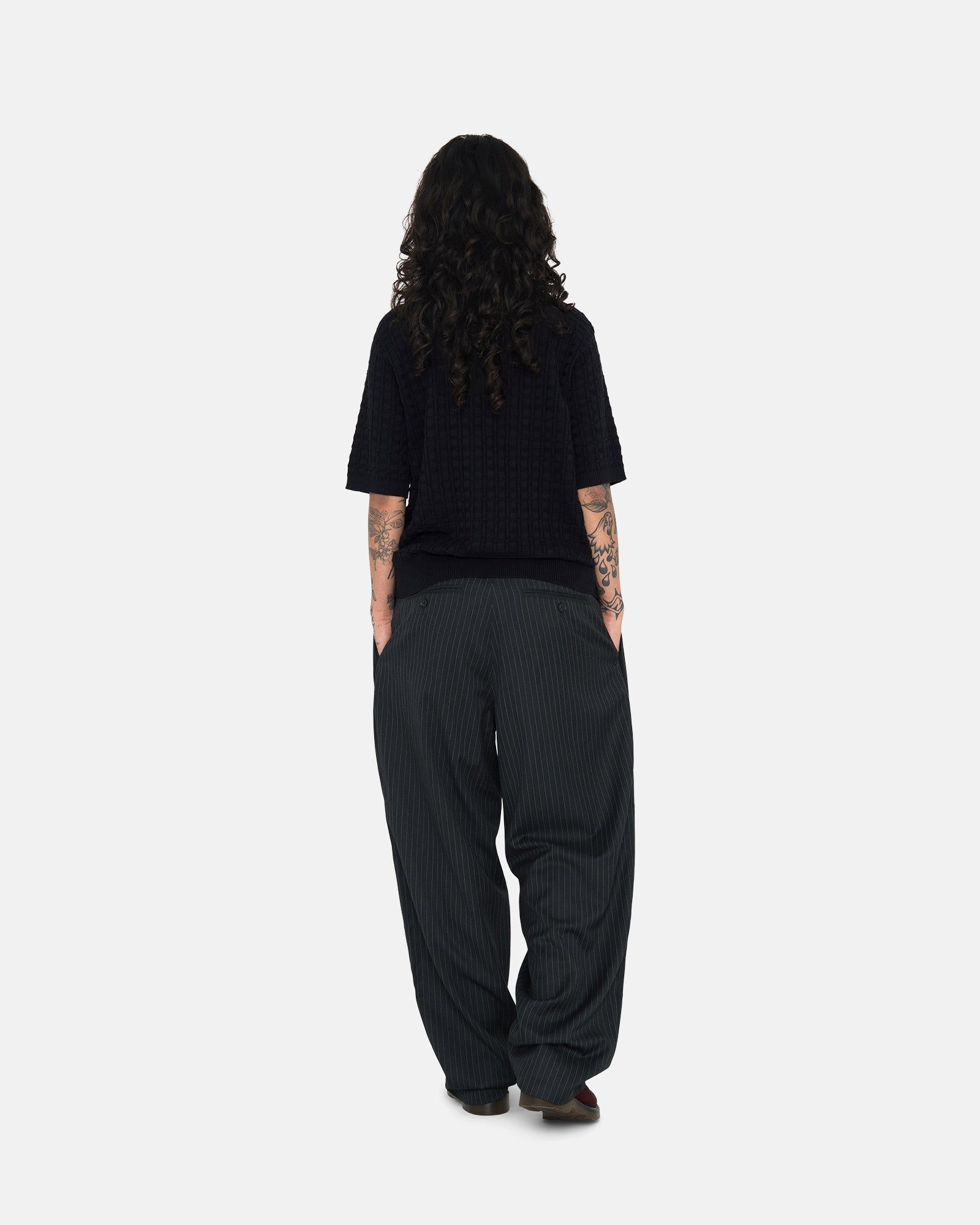 STRIPE VOLUME PLEATED TROUSER sold by Stussy product image thumbnail 9