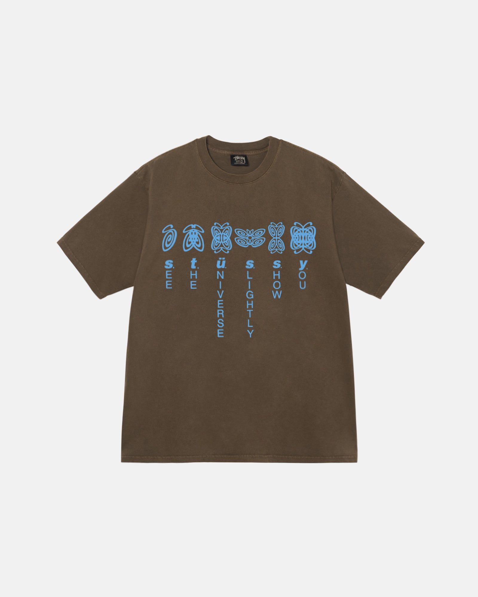 UNIVERSE TEE PIGMENT DYED sold by Stussy