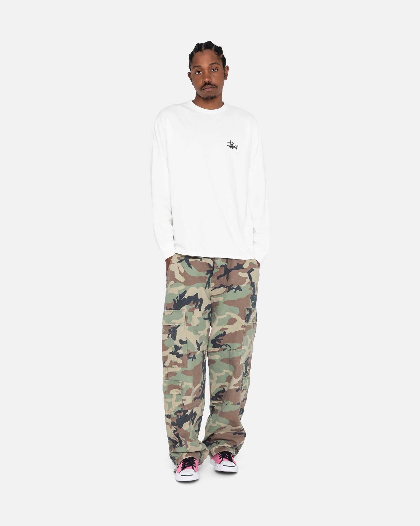 BASIC STÜSSY LS TEE sold by Stussy product image thumbnail 3