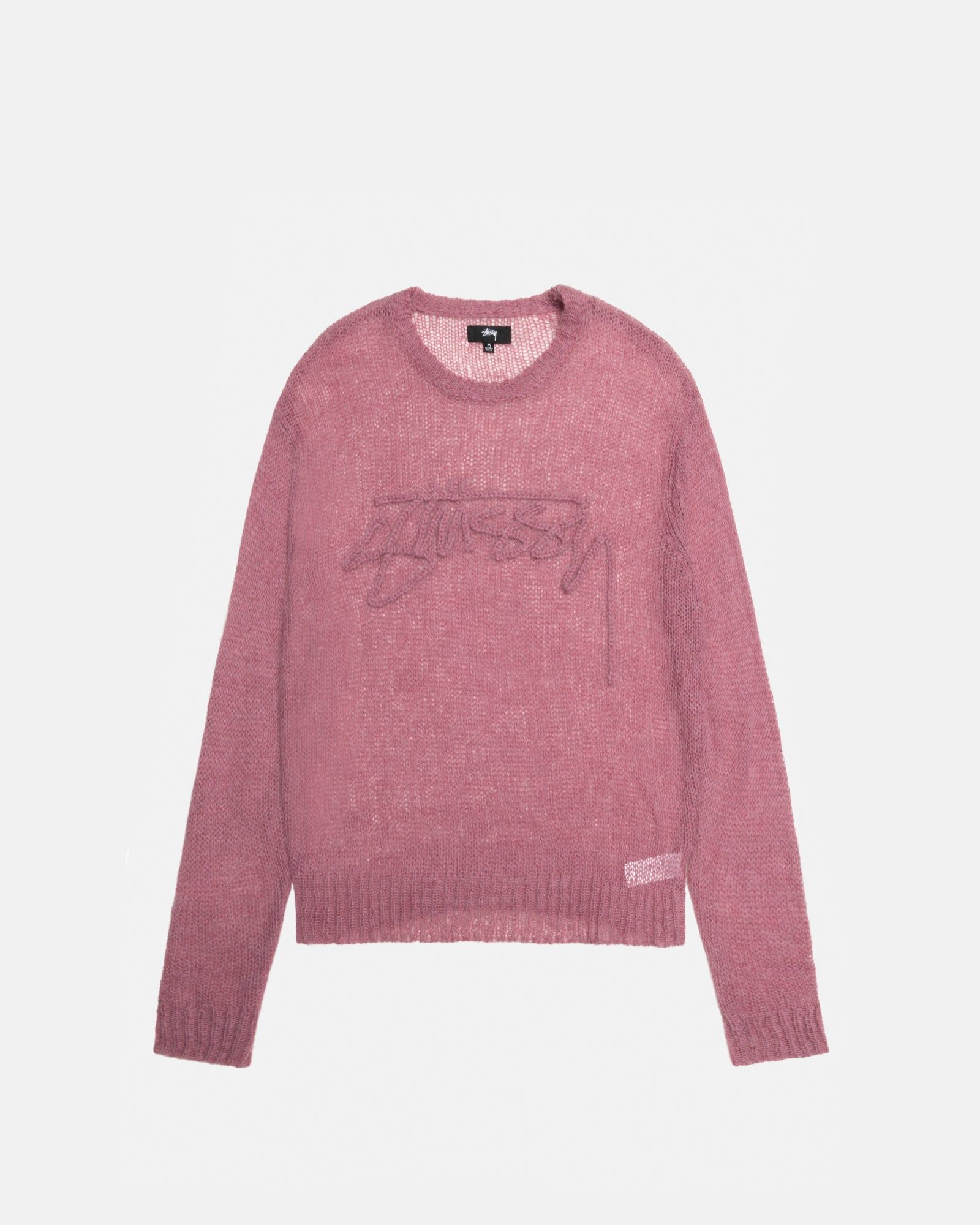 LOOSE KNIT LOGO SWEATER sold by Stussy