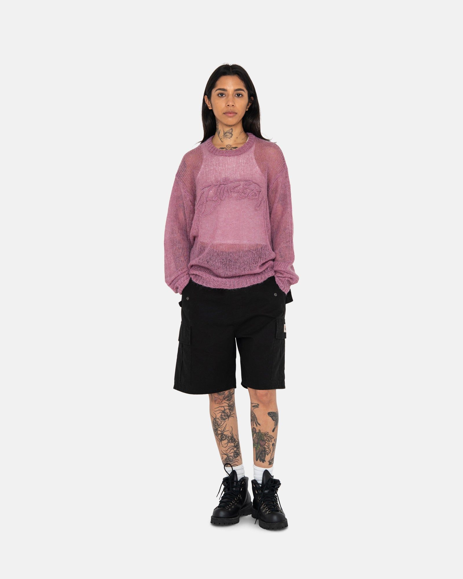 LOOSE KNIT LOGO SWEATER sold by Stussy product image thumbnail 7