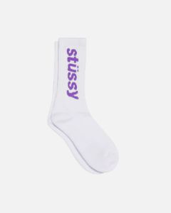 HELVETICA CREW SOCKS sold by Stussy