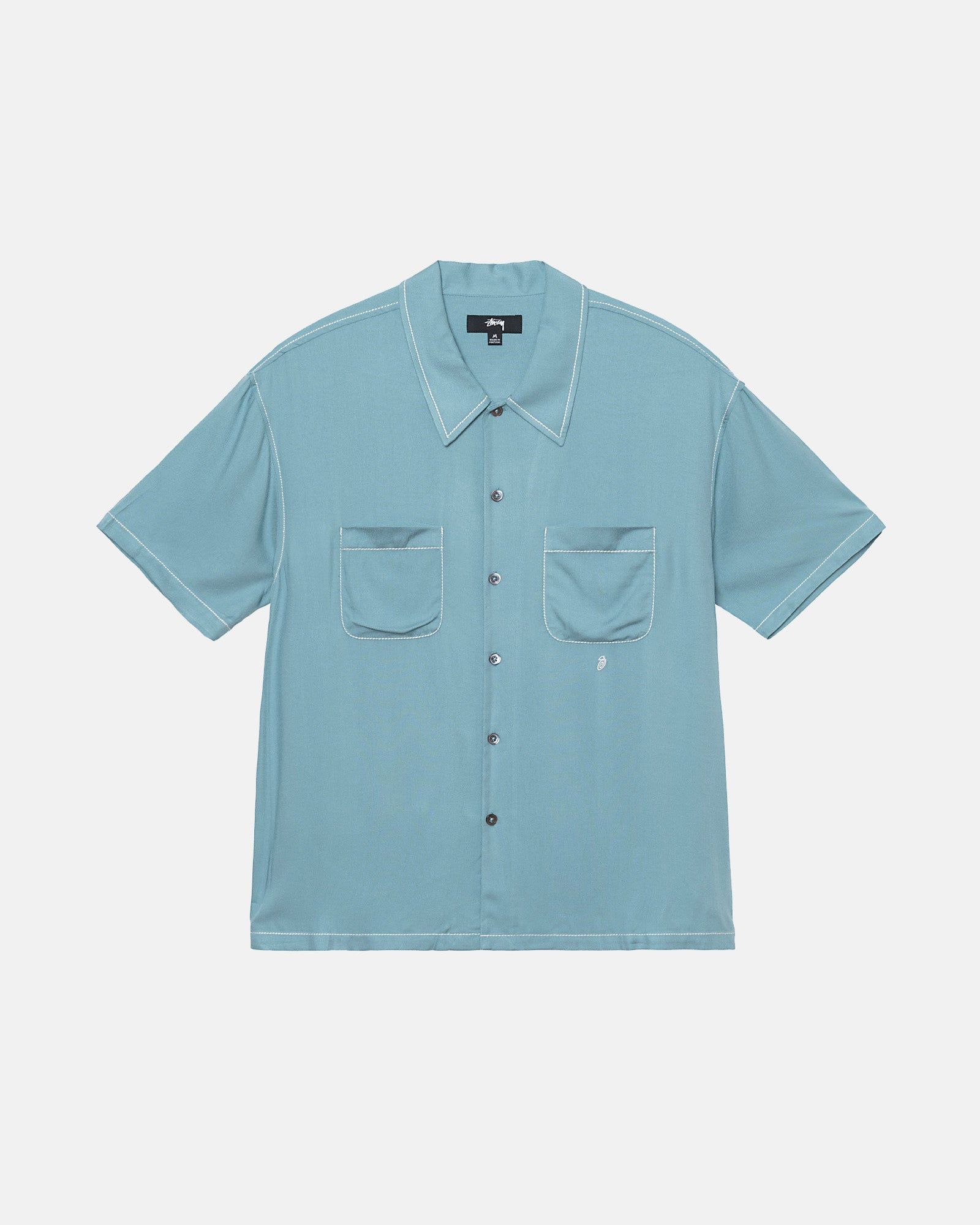 CONTRAST PICK STITCHED SHIRT sold by Stussy