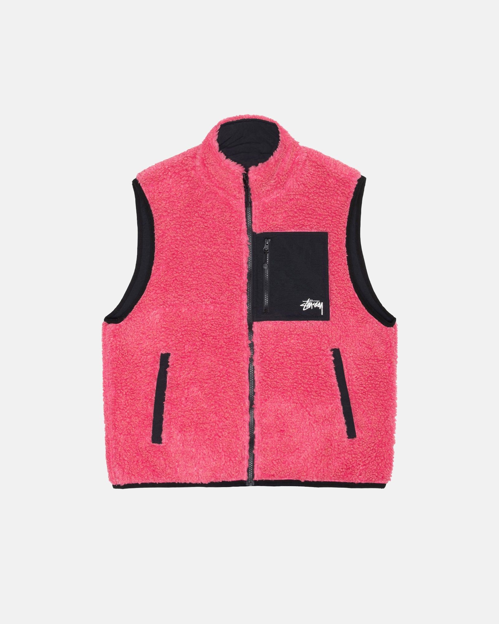 SHERPA REVERSIBLE VEST sold by Stussy