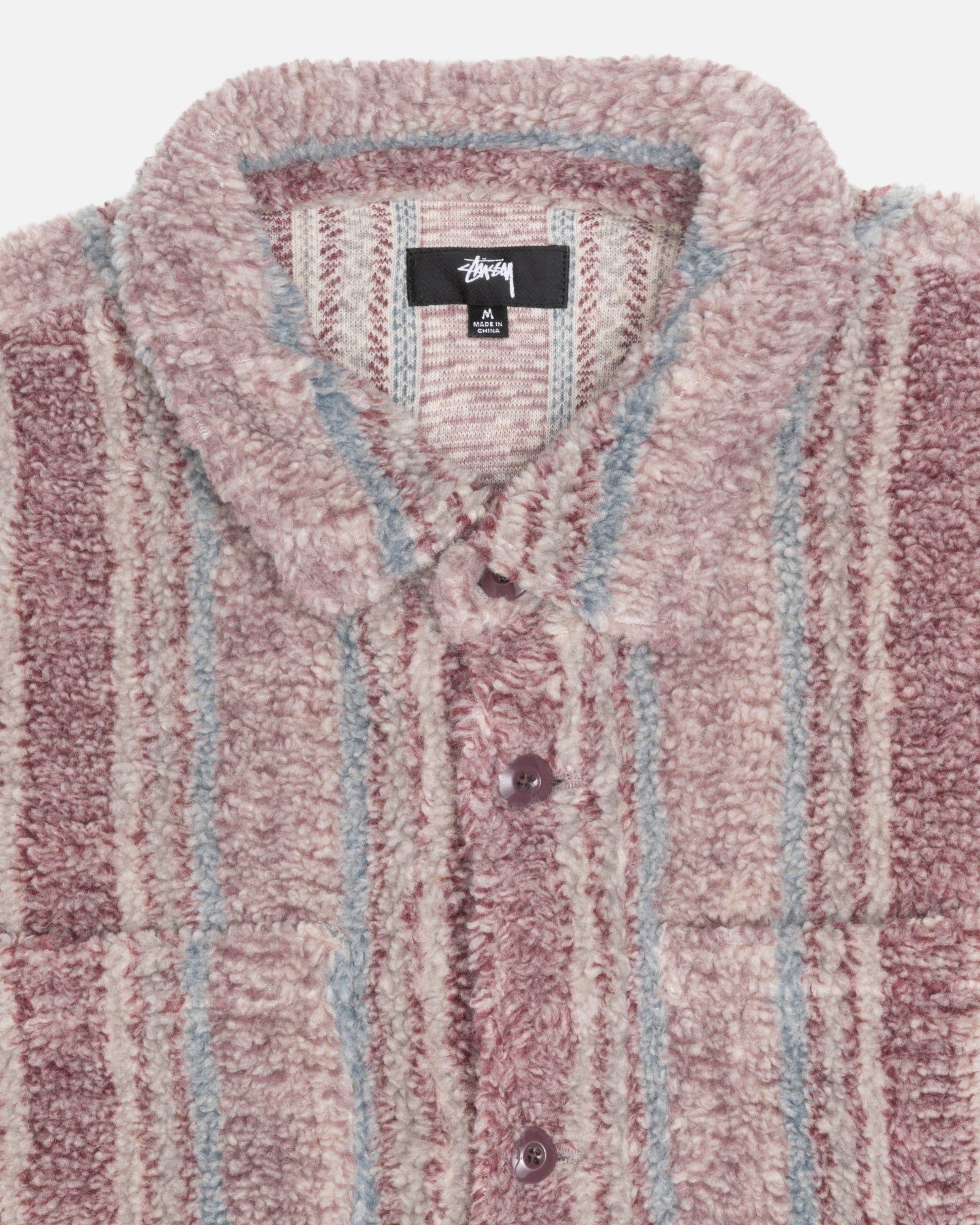 STRIPED SHERPA SHIRT sold by Stussy product image thumbnail 3
