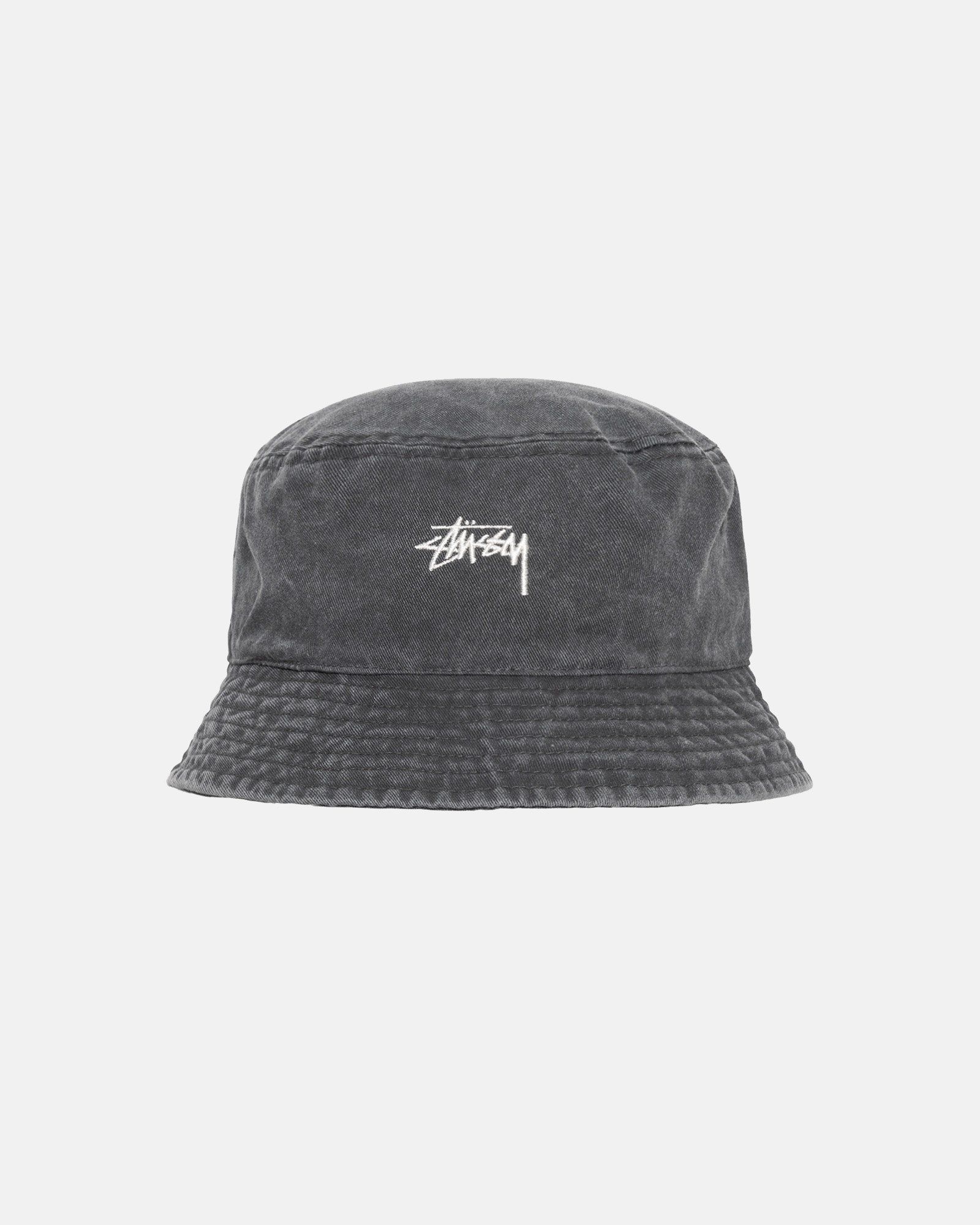 WASHED STOCK BUCKET HAT sold by Stussy