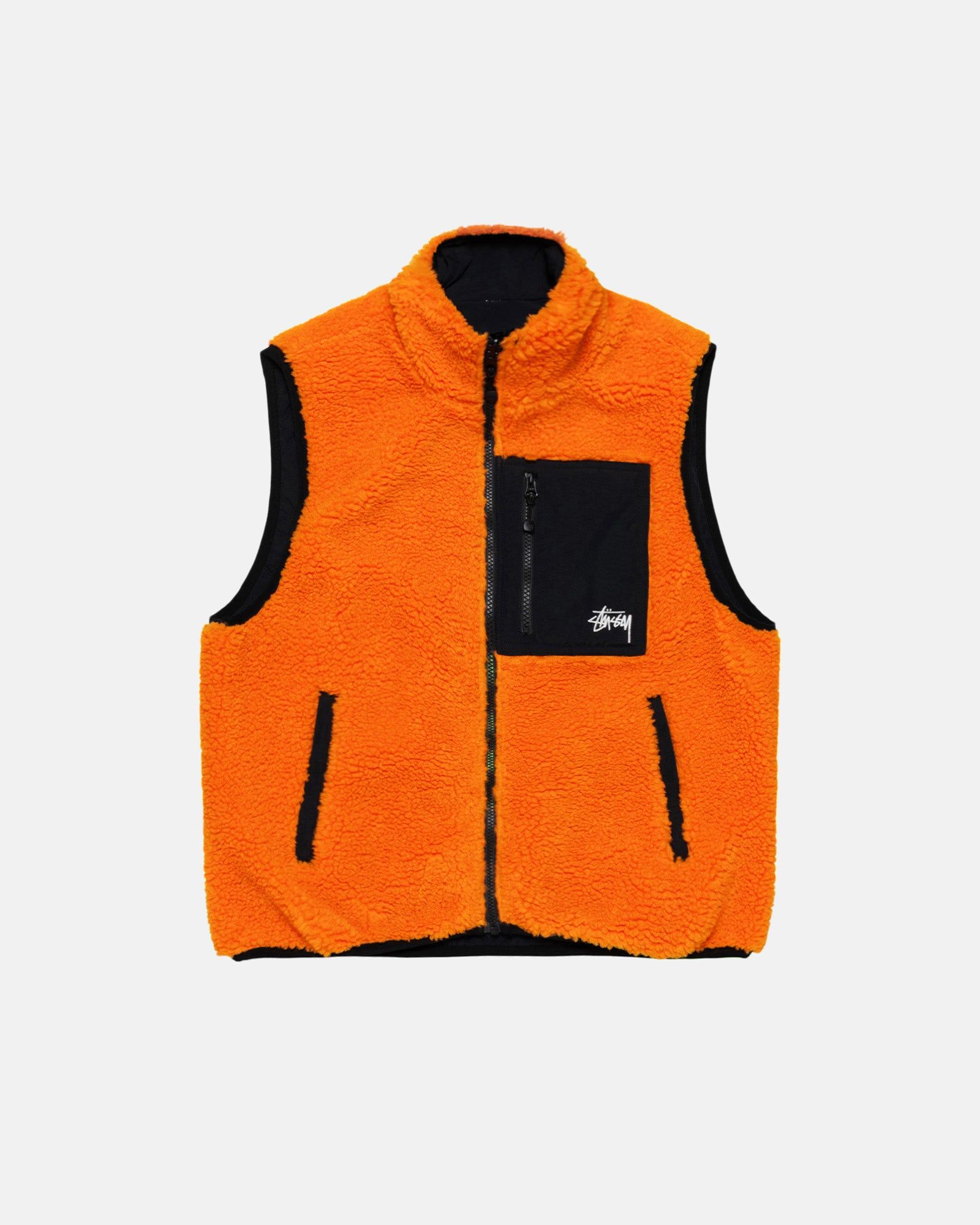SHERPA REVERSIBLE VEST sold by Stussy