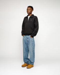 HALF ZIP MOCK NECK SWEATSHIRT sold by Stussy