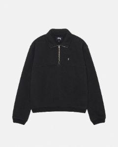 HALF ZIP MOCK NECK SWEATSHIRT sold by Stussy