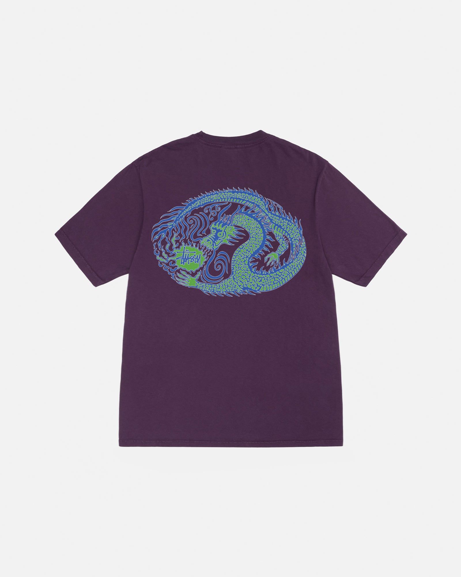 MOSAIC DRAGON TEE PIGMENT DYED sold by Stussy
