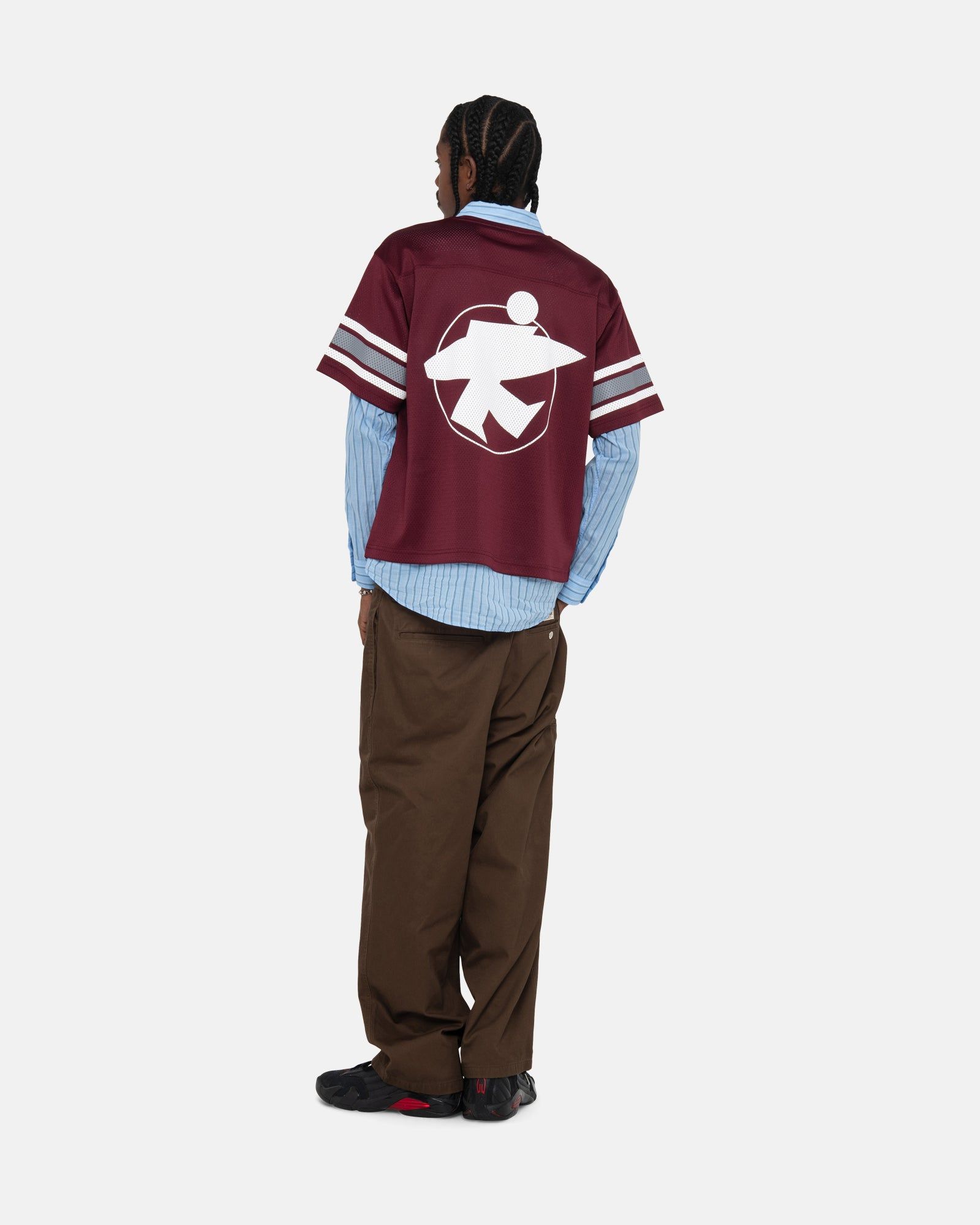 SURFMAN MESH FOOTBALL JERSEY sold by Stussy product image thumbnail 6