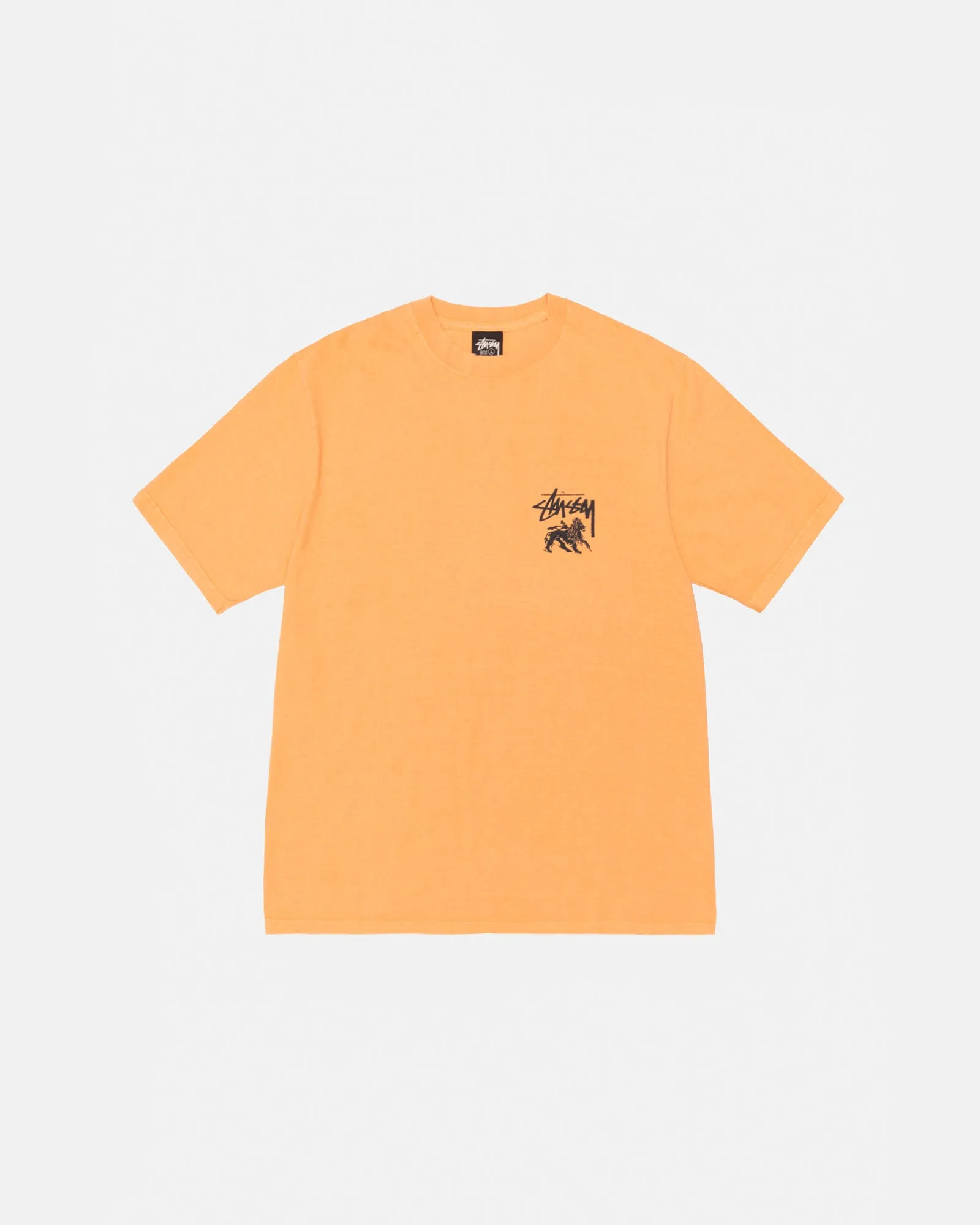 RASTA LION TEE PIGMENT DYED sold by Stussy